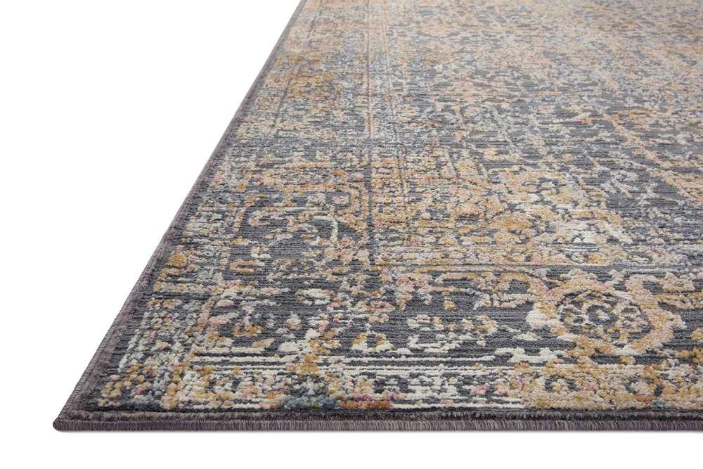 Loloi - Indra Graphite / Sunset 5 x 7-10in Area Rug - INDRINA-05GTSS507A veiw 2