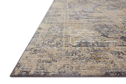 Loloi - Indra Charcoal / Natural 9-0in x 12-0in Area Rug - INDRINA-03CCNA90C0 veiw 2
