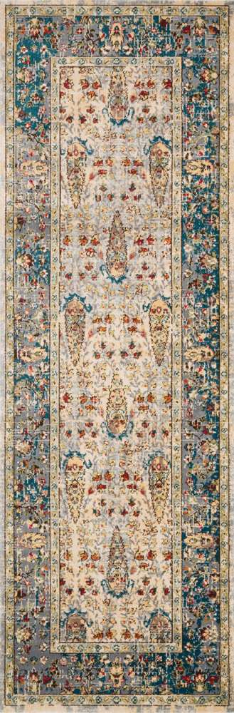 Loloi - Isadora Sand / Steel 2-7in x 8-0in Runner Rug - ISADISA-03SAST2780 veiw 1