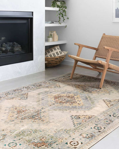 Loloi - Isadora Oatmeal / Silver 4-0in x 6-0in Accent Rug - ISADISA-01OTSI4060 veiw 2