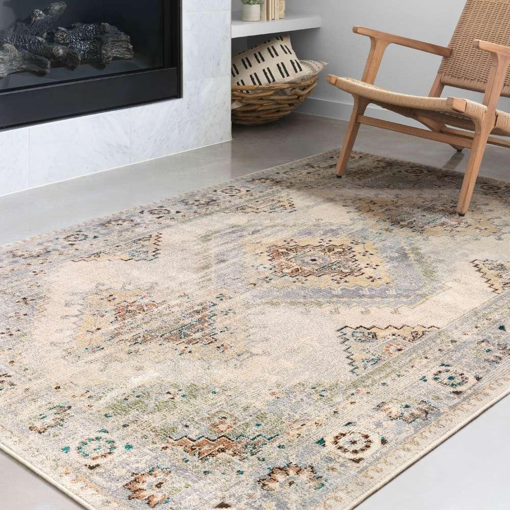 Loloi - Isadora Oatmeal / Silver 4-0in x 6-0in Accent Rug - ISADISA-01OTSI4060 veiw 3