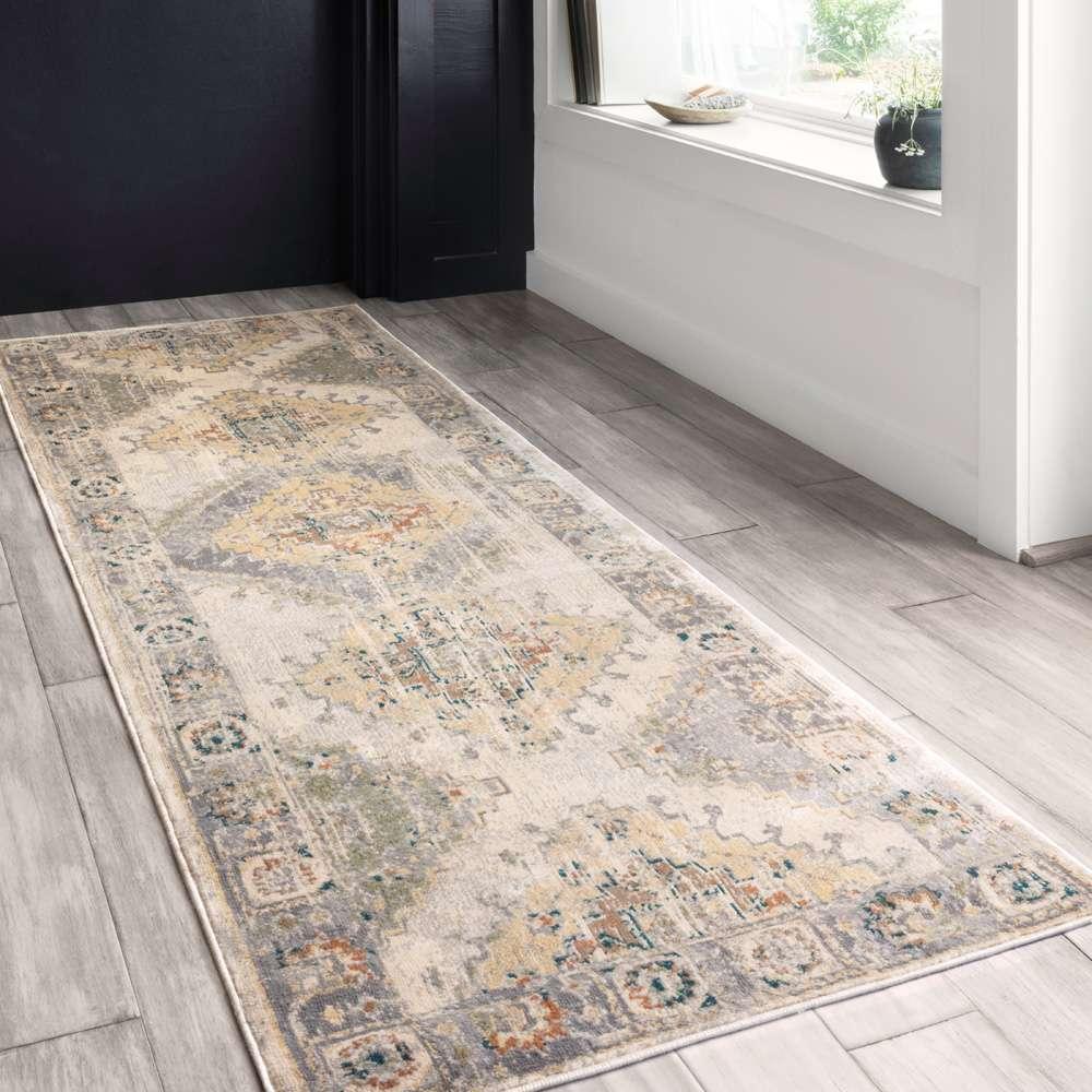 Loloi - Isadora Oatmeal / Silver 4-0in x 6-0in Accent Rug - ISADISA-01OTSI4060 veiw 6
