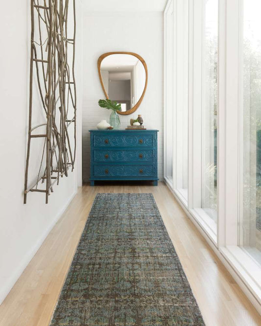 Loloi - Javari Steel / Lagoon 2-6in x 4-0in Accent Rug - JAVRJV-07STLJ2640 veiw 2