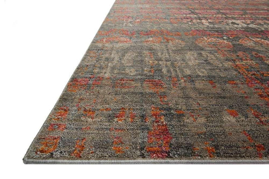 Loloi - Javari Steel / Sunrise 2-6in x 4-0in Accent Rug - JAVRJV-07STSR2640 veiw 2