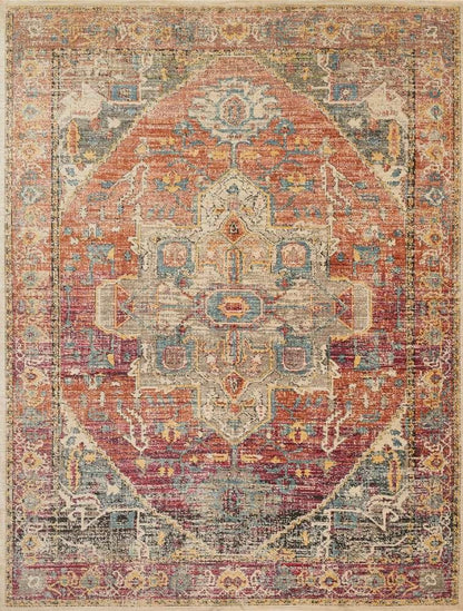 Loloi - Javari Berry / Sunrise 9-6in x 12-6in Area Rug - JAVRJV-08BYSR96C6 veiw 1