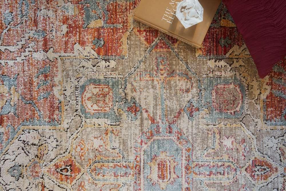 Loloi - Javari Berry / Sunrise 9-6in x 12-6in Area Rug - JAVRJV-08BYSR96C6 veiw 3