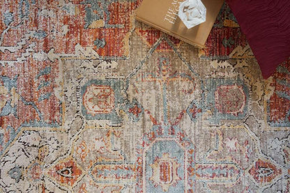 Loloi - Javari Berry / Sunrise 9-6in x 12-6in Area Rug - JAVRJV-08BYSR96C6 veiw 3