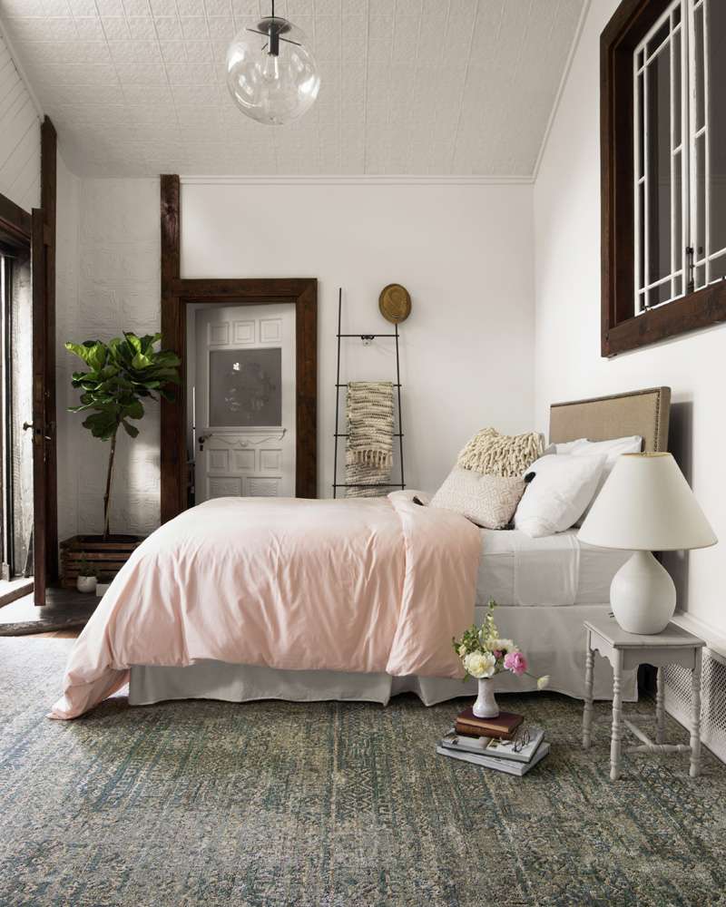 Loloi - Javari Ivory / Sea 12-0in x 15-0in Area Rug - JAVRJV-05IVSUC0F0 veiw 2