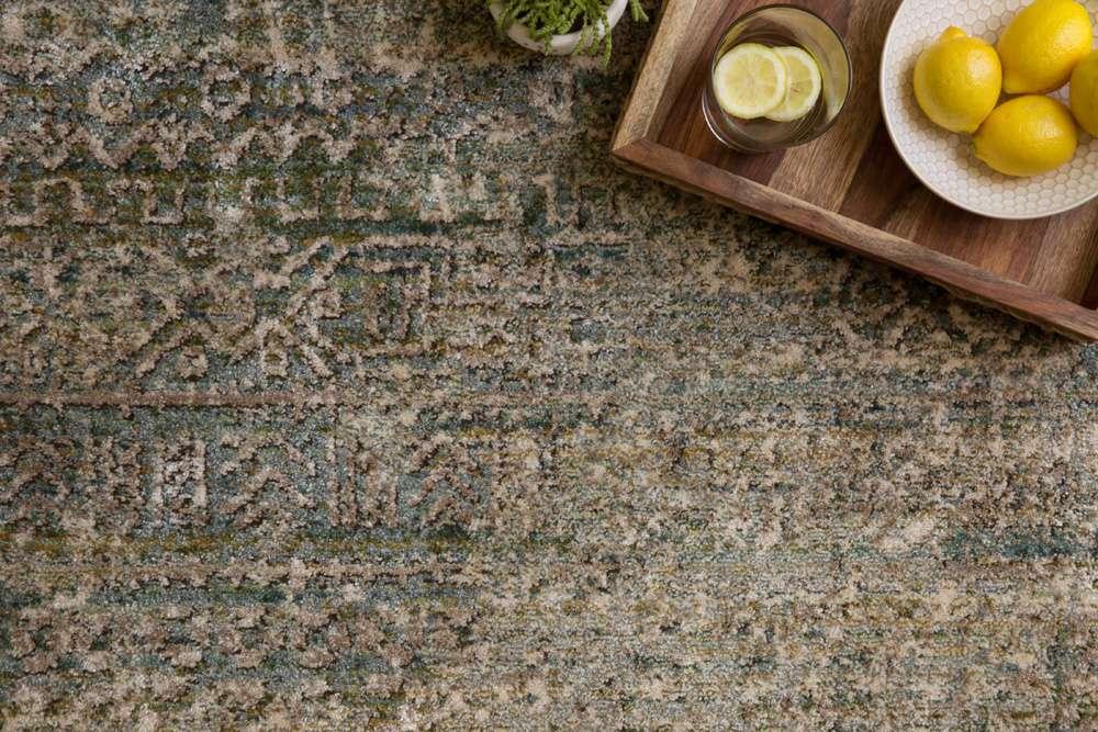 Loloi - Javari Ivory / Sea 12-0in x 15-0in Area Rug - JAVRJV-05IVSUC0F0 veiw 3