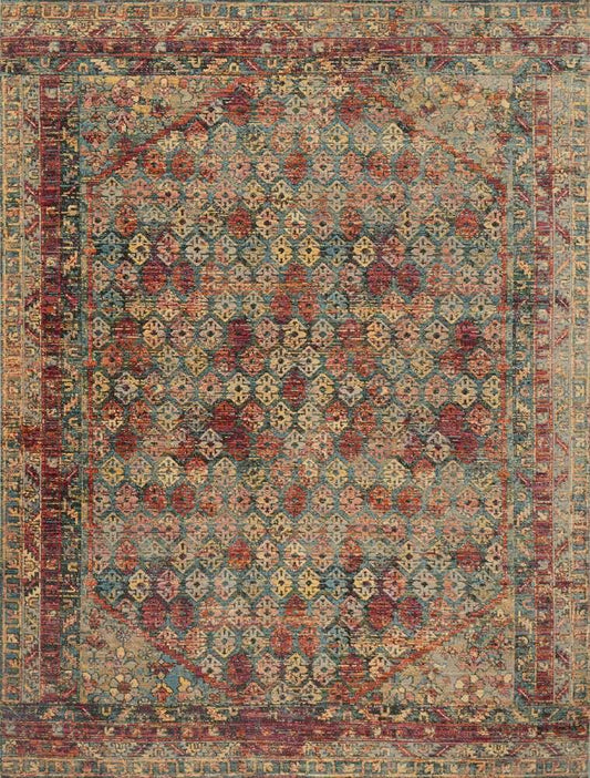 Loloi - Javari Slate / Berry 12-0in x 15-0in Area Rug - JAVRJV-03SLBYC0F0 veiw 1