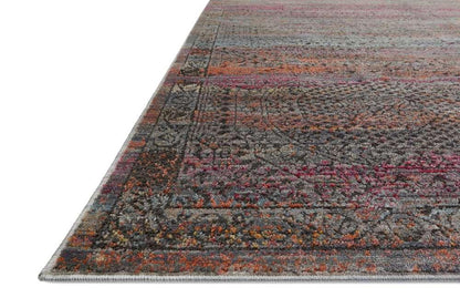 Loloi - Javari Charcoal / Sunset 2-6in x 4-0in Accent Rug - JAVRJV-02CCSS2640 veiw 4