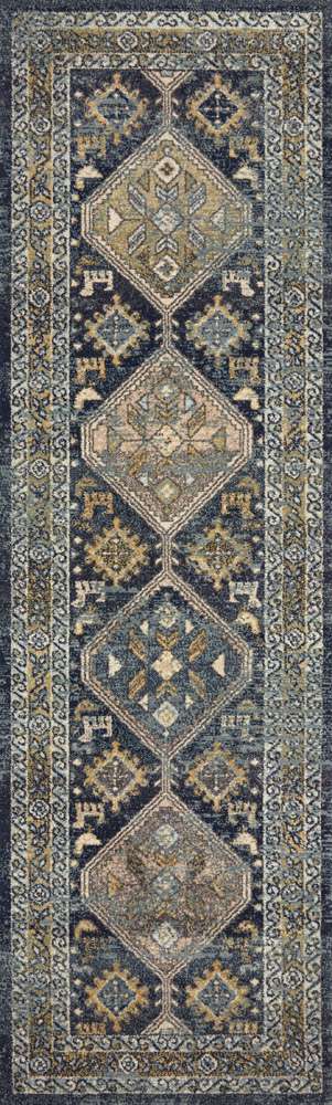 Loloi - Jocelyn Navy / Blue 2-3in x 7-6in Runner Rug - JOCEJOC-02NVBB2376 veiw 1