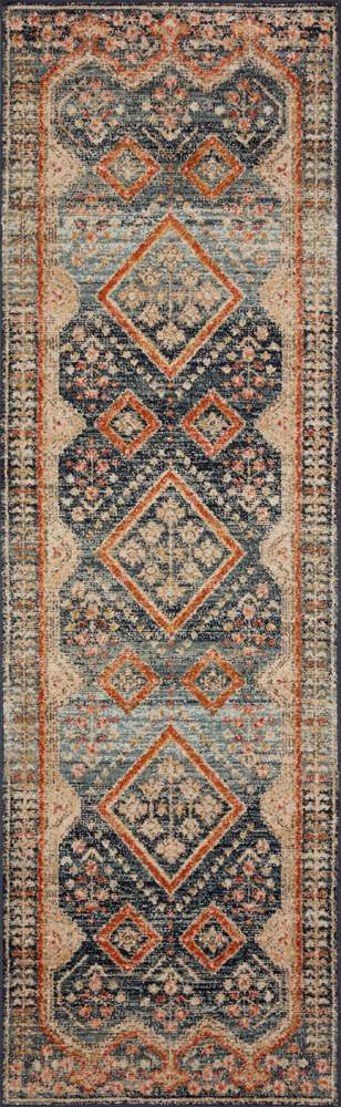 Loloi - Jocelyn Navy / Multi 2-3in x 7-6in Runner Rug - JOCEJOC-05NVML2376 veiw 1