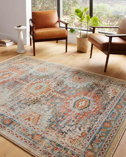 Loloi - Jocelyn Mist / Multi 4-0in x 6-0in Accent Rug - JOCEJOC-03MIML4060 veiw 2