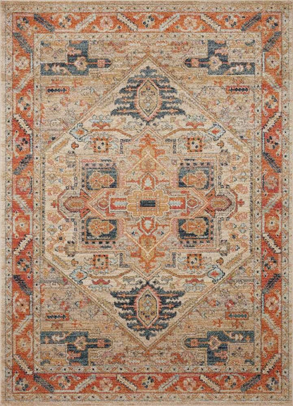 Loloi - Jocelyn Sand / Multi 4-0in x 6-0in Accent Rug - JOCEJOC-01SAML4060 veiw 1