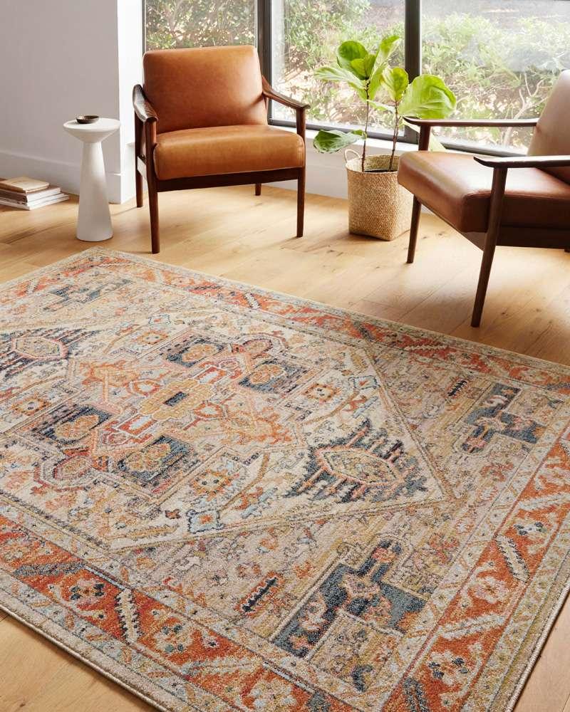 Loloi - Jocelyn Sand / Multi 4-0in x 6-0in Accent Rug - JOCEJOC-01SAML4060 veiw 2
