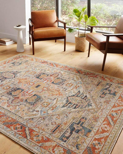 Loloi - Jocelyn Sand / Multi 4-0in x 6-0in Accent Rug - JOCEJOC-01SAML4060 veiw 2