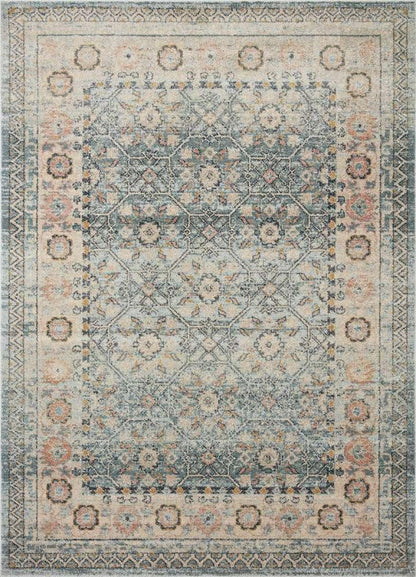 Loloi - Jocelyn Sky / Multi 6-7in x 9-7in Area Rug - JOCEJOC-04SCML6797 veiw 1