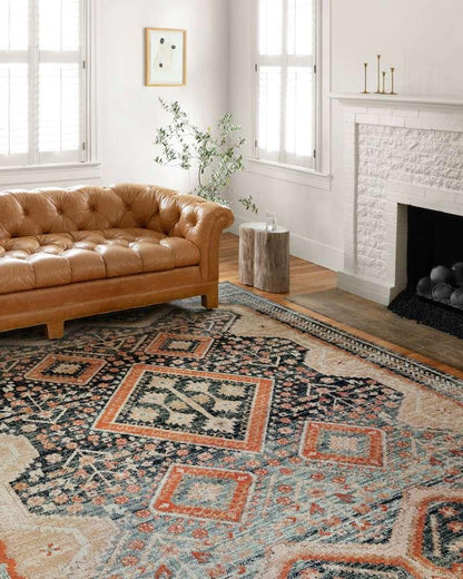 Loloi - Jocelyn Navy / Multi 9-6in x 12-6in Area Rug - JOCEJOC-05NVML96C6 veiw 2