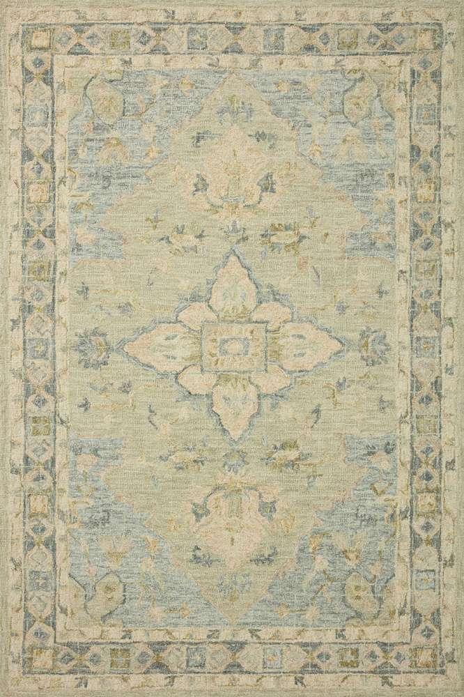 Loloi - Julian Seafoam Green / Spa 18in x 18in Sample Rug - JULAJI-07SESP160S veiw 1