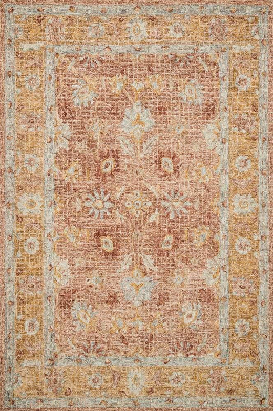 Loloi - Julian Terracotta / Gold 2-6in x 7-6in Runner Rug - JULAJI-04TCGO2676 veiw 1