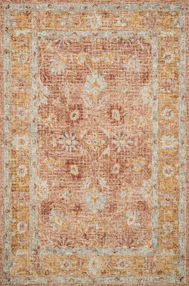 Loloi - Julian Terracotta / Gold 3-6in x 5-6in Accent Rug - JULAJI-04TCGO3656 veiw 1