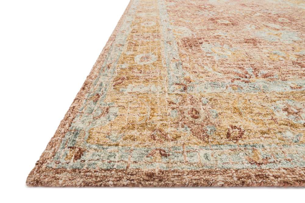 Loloi - Julian Terracotta / Gold 7-9in x 9-9in Area Rug - JULAJI-04TCGO7999 veiw 3