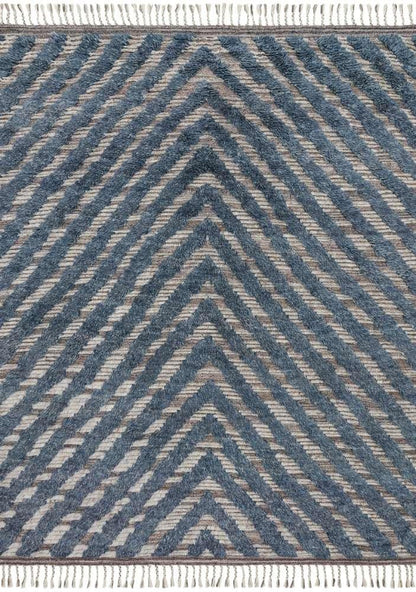 Loloi - Khalid Blue / Pewter 2-0in x 3-0in Accent Rug - KHALKF-06BBPW2030 veiw 1