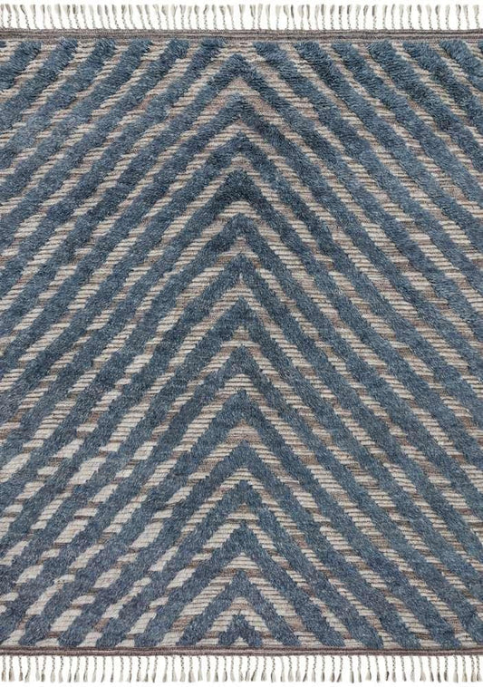 Loloi - Khalid Blue / Pewter 2-0in x 3-0in Accent Rug - KHALKF-06BBPW2030 veiw 1