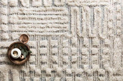Loloi - Khalid Ivory / Sky 2-0in x 3-0in Accent Rug - KHALKF-01IVSC2030 veiw 2