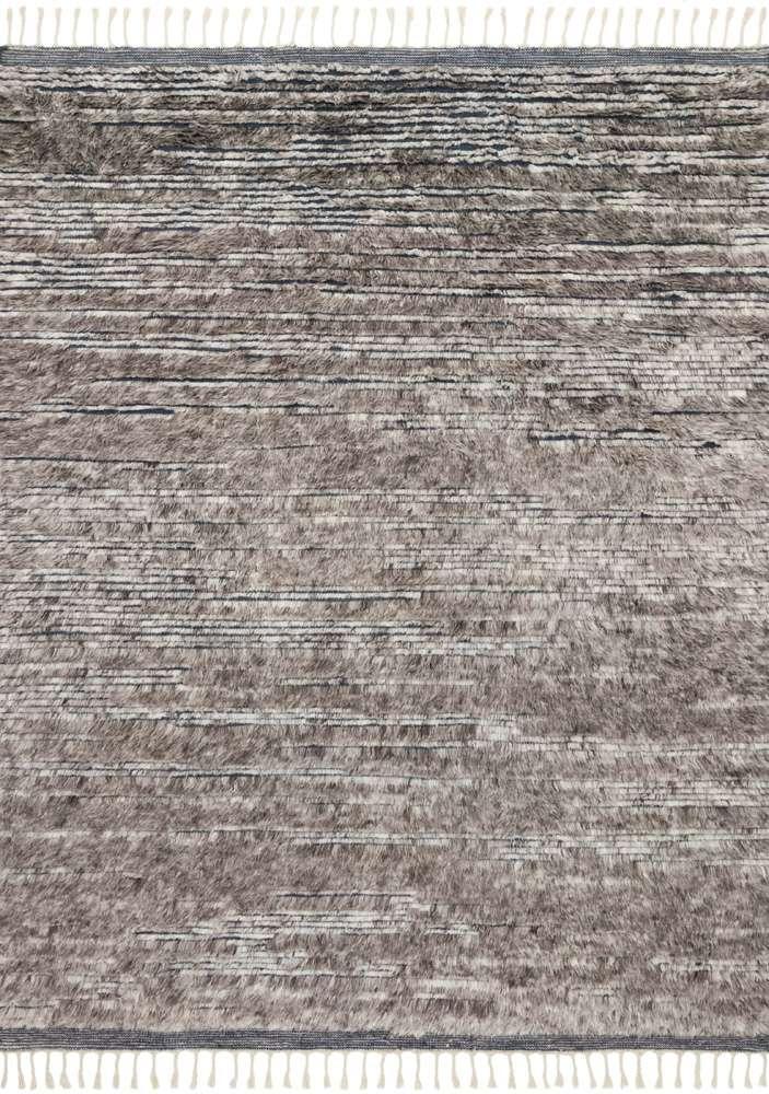 Loloi - Khalid Pewter / Ink 2-0in x 3-0in Accent Rug - KHALKF-04PWIK2030 veiw 1