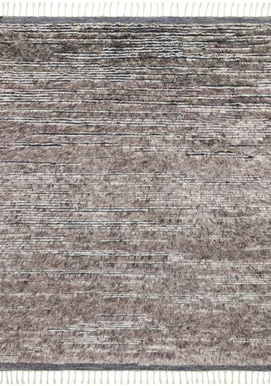 Loloi - Khalid Pewter / Ink 2-0in x 3-0in Accent Rug - KHALKF-04PWIK2030 veiw 1