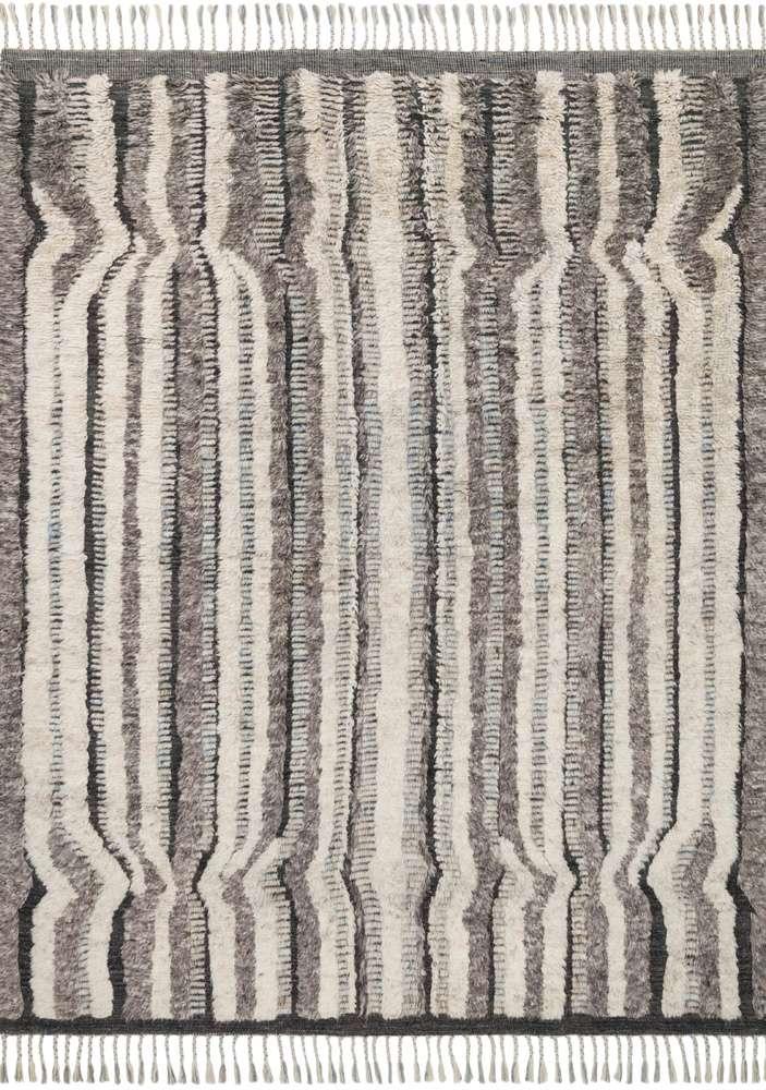 Loloi - Khalid Stone / Charcoal 2-0in x 3-0in Accent Rug - KHALKF-03SNCC2030 veiw 1