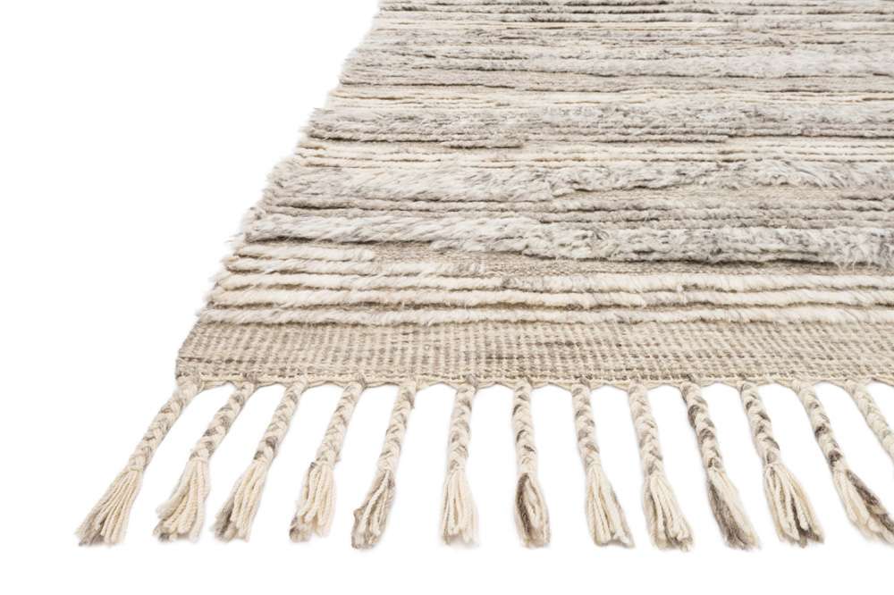 Loloi - Khalid Natural / Ivory 7-9in x 9-9in Area Rug - KHALKF-05NAIV7999 veiw 2