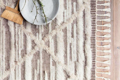 Loloi - Khalid Ivory / Taupe 8-6in x 11-6in Area Rug - KHALKF-07IVTA86B6 veiw 3