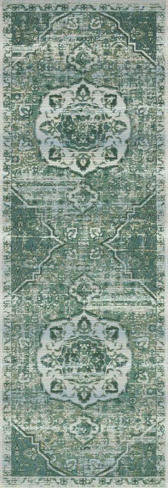 Loloi - Mika Green / Mist 2-5in x 11-2in Runner Rug - MIKAMIK-06GRMI25B2 veiw 1