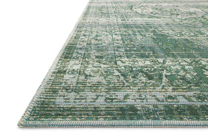 Loloi - Mika Green / Mist 5-3in x 7-8in Area Rug - MIKAMIK-06GRMI5378 veiw 2