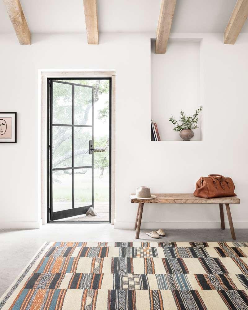 Loloi - Mika Ivory / Multi 5-3in x 7-8in Area Rug - MIKAMIK-04IVML5378 veiw 2