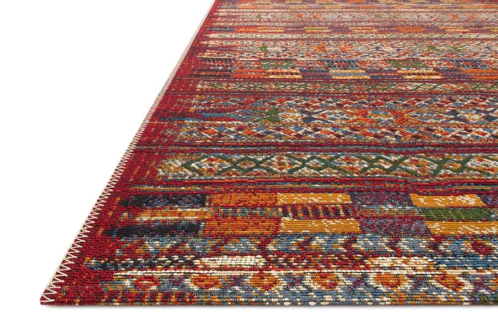 Loloi - Mika Red / Multi 10-6in x 13-9in Area Rug - MIKAMIK-09REMLA6D9 veiw 2
