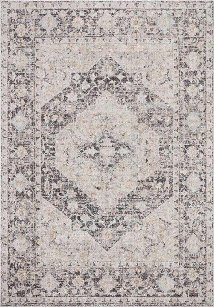 Loloi - Monroe Charcoal / Multi 18in x 18in Sample Rug - MONRMON-01CCML160S veiw 1