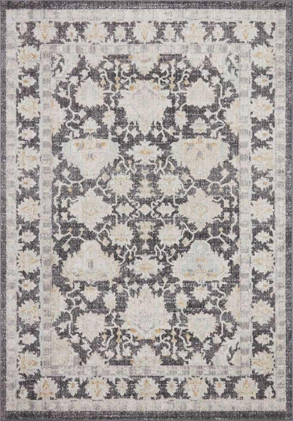 Loloi - Monroe Charcoal / Natural 18in x 18in Sample Rug - MONRMON-05CCNA160S veiw 1