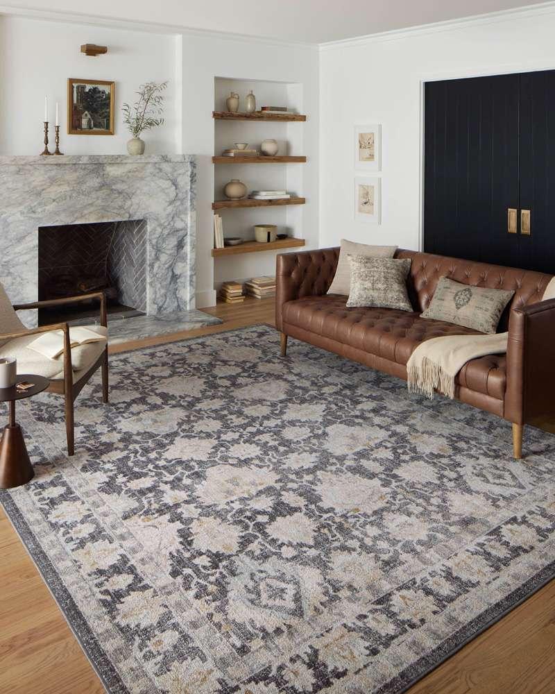 Loloi - Monroe Charcoal / Natural 9-3in x 13 Area Rug - MONRMON-05CCNA93D0 veiw 2