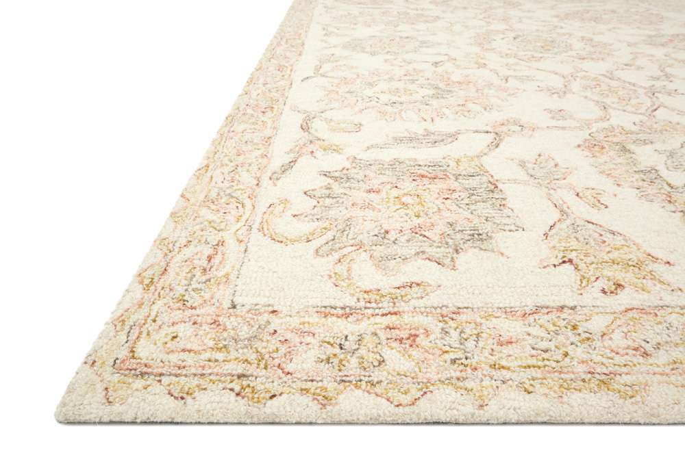 Loloi - Norabel Ivory / Blush 18in x 18in Sample Rug - NORBNOR-04IVBH160S veiw 2
