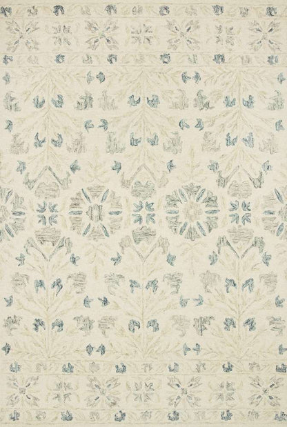 Loloi - Norabel Ivory / Grey 18in x 18in Sample Rug - NORBNOR-02IVGY160S veiw 1