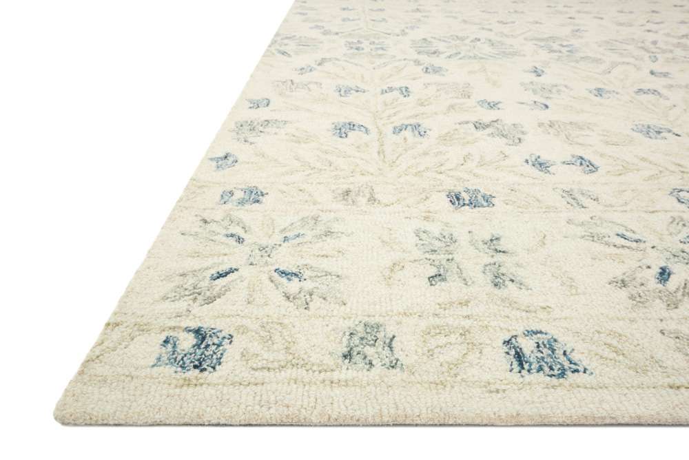 Loloi - Norabel Ivory / Grey 18in x 18in Sample Rug - NORBNOR-02IVGY160S veiw 2