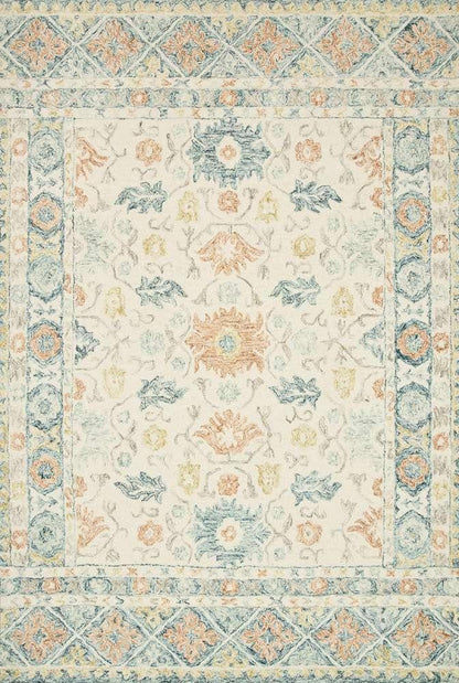 Loloi - Norabel Ivory / Multi 7-9in x 9-9in Area Rug - NORBNOR-01IVML7999 veiw 1