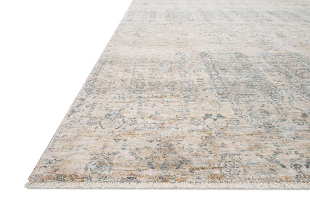 Loloi - Pandora Ivory / Mist 18in x 18in Sample Rug - PANDPAN-02IVMI160S veiw 3