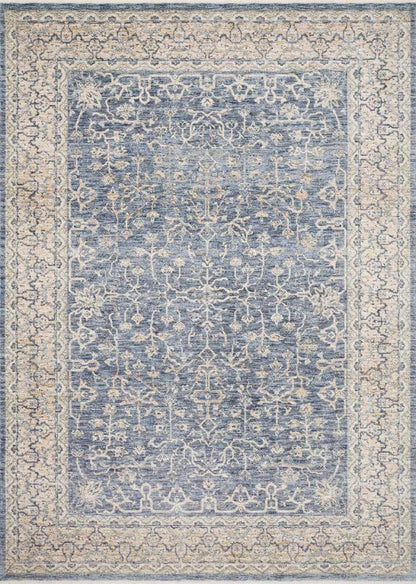 Loloi - Pandora Dark Blue / Ivory 2-0in x 3-4in Accent Rug - PANDPAN-04XDIV2034 veiw 1