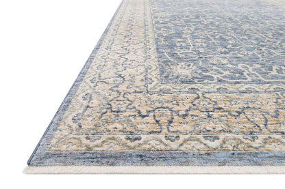 Loloi - Pandora Dark Blue / Ivory 2-0in x 3-4in Accent Rug - PANDPAN-04XDIV2034 veiw 2