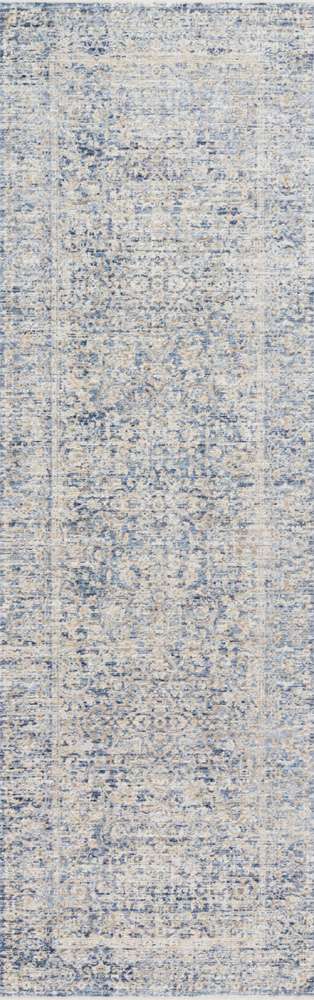 Loloi - Pandora Blue / Gold 2-6in x 12-0in Runner Rug - PANDPAN-01BBGO26C0 veiw 1